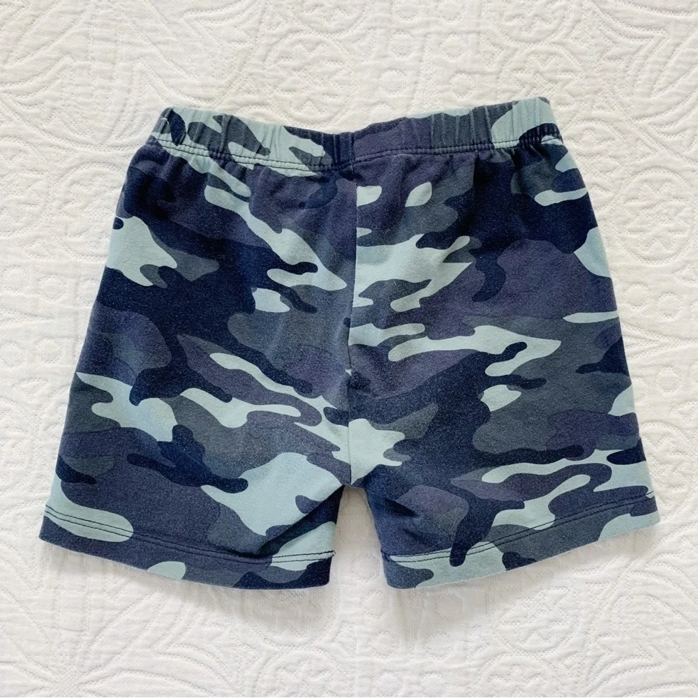 Gap Girls Tumble Shorts Bike Shorts, Blue Camo‎